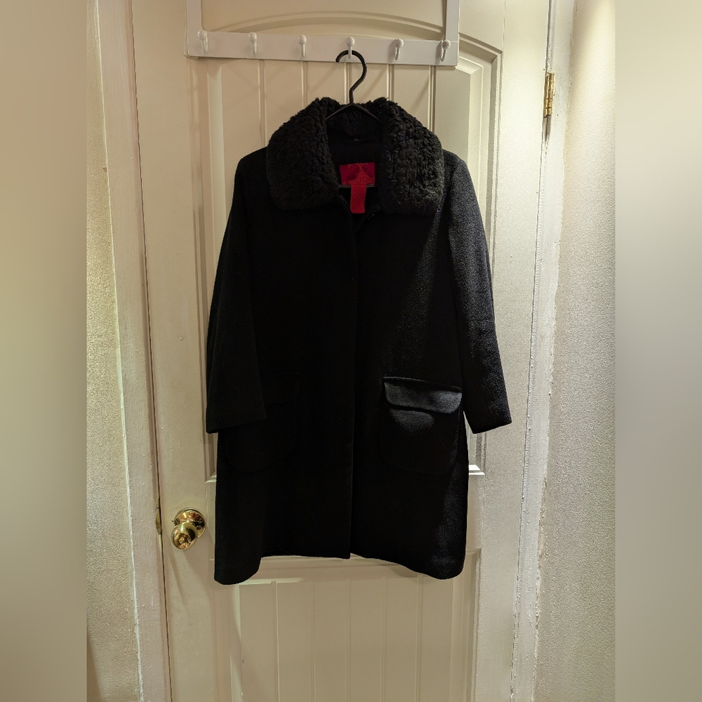 Joe Fresh Black Teddy Jacket with Cozy Collar